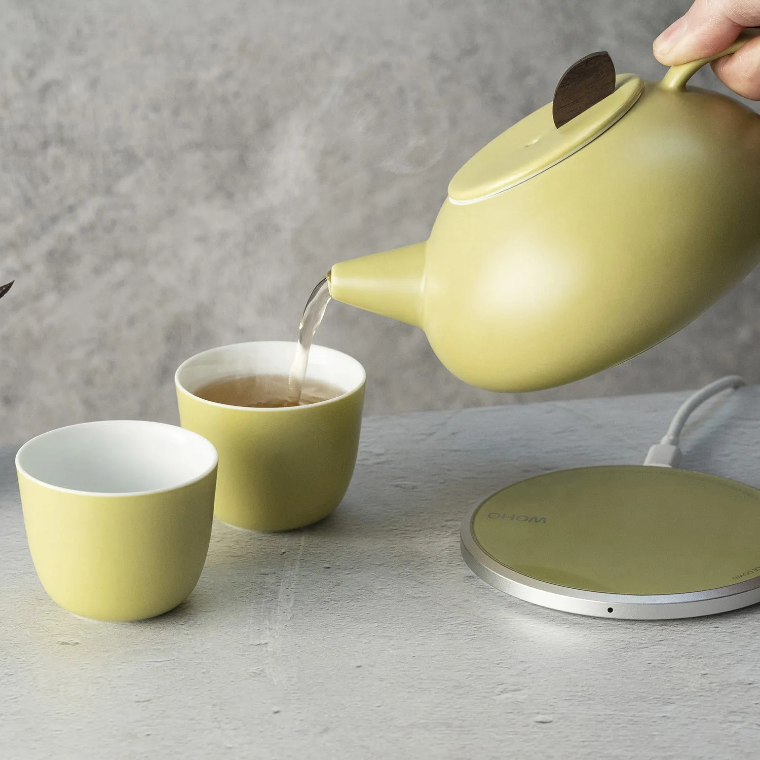 Leiph Self-Heating Teapot Set