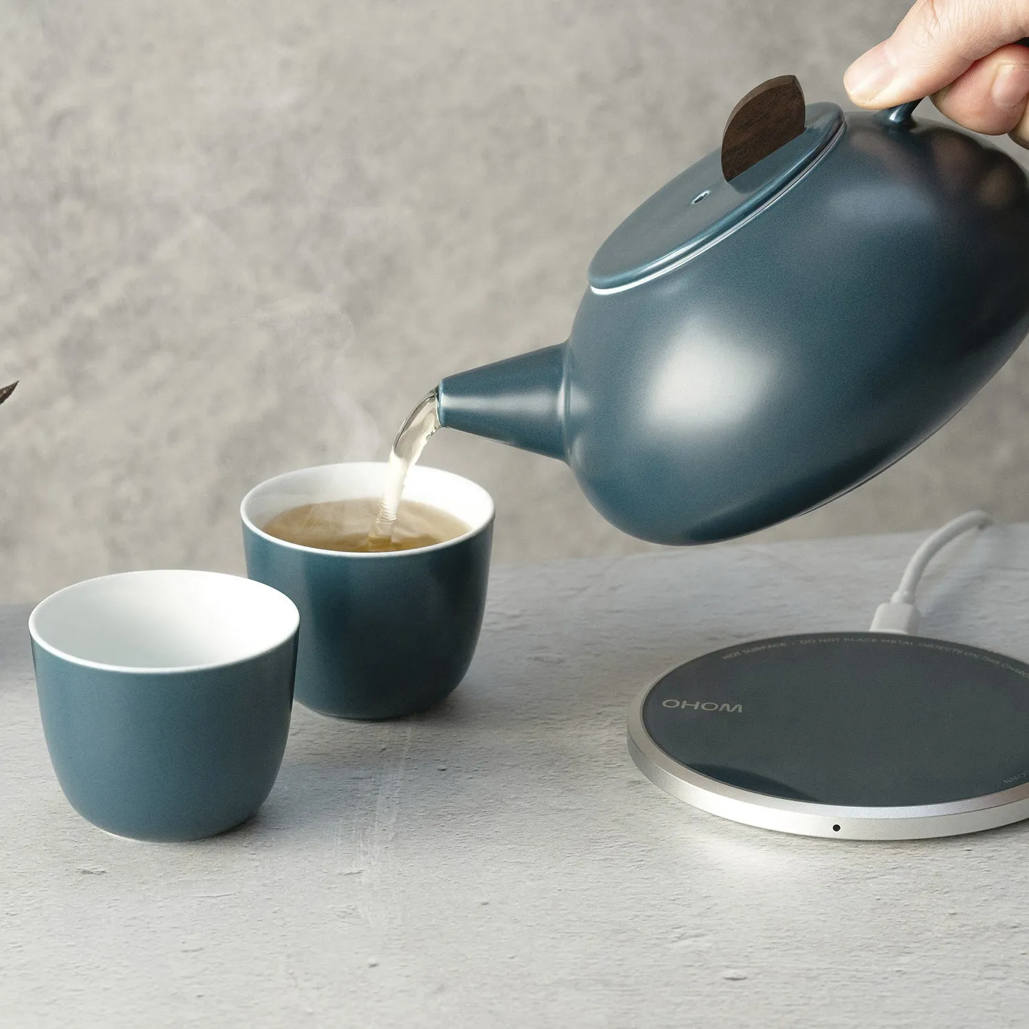 Leiph Self-Heating Teapot Set