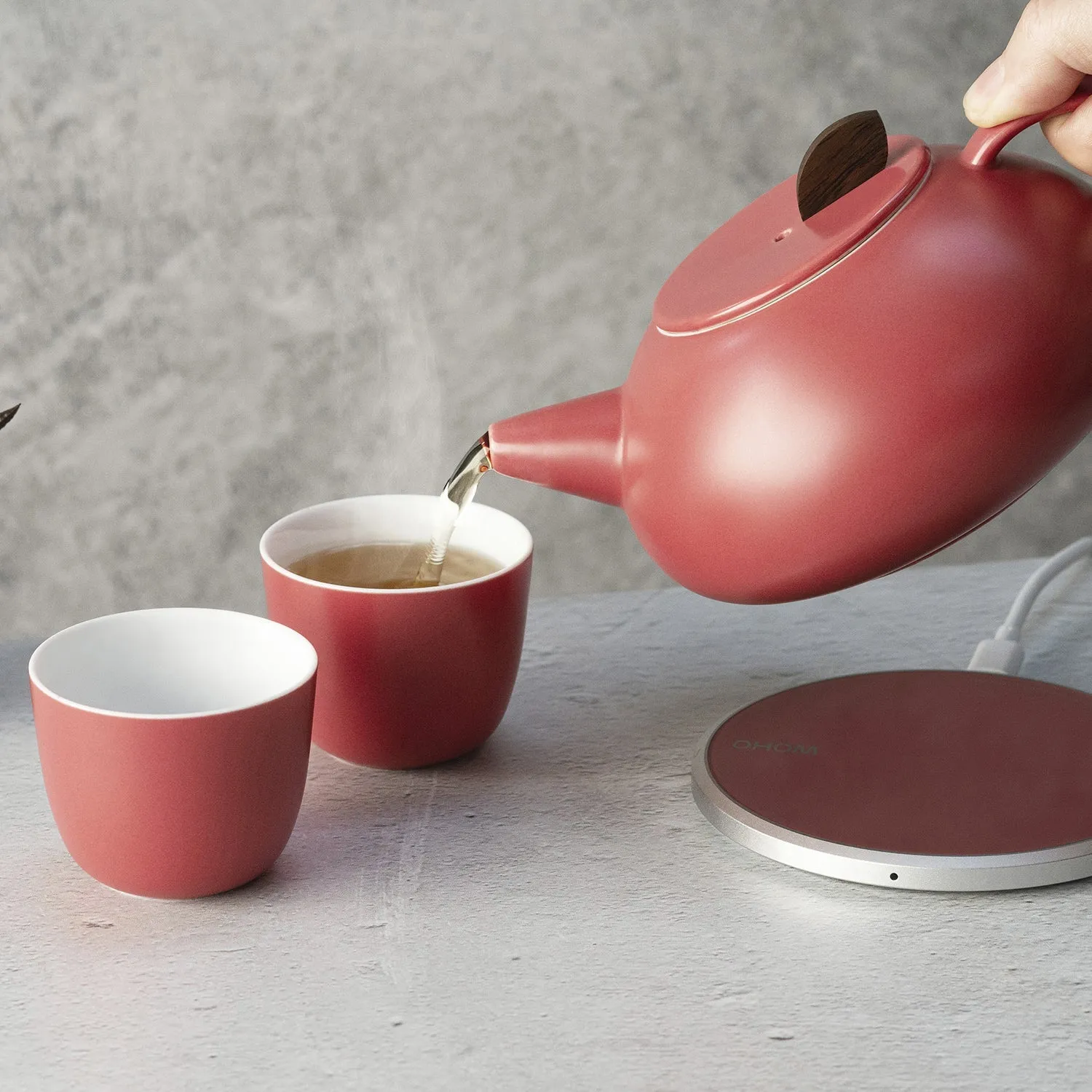 Leiph Self-Heating Teapot Set