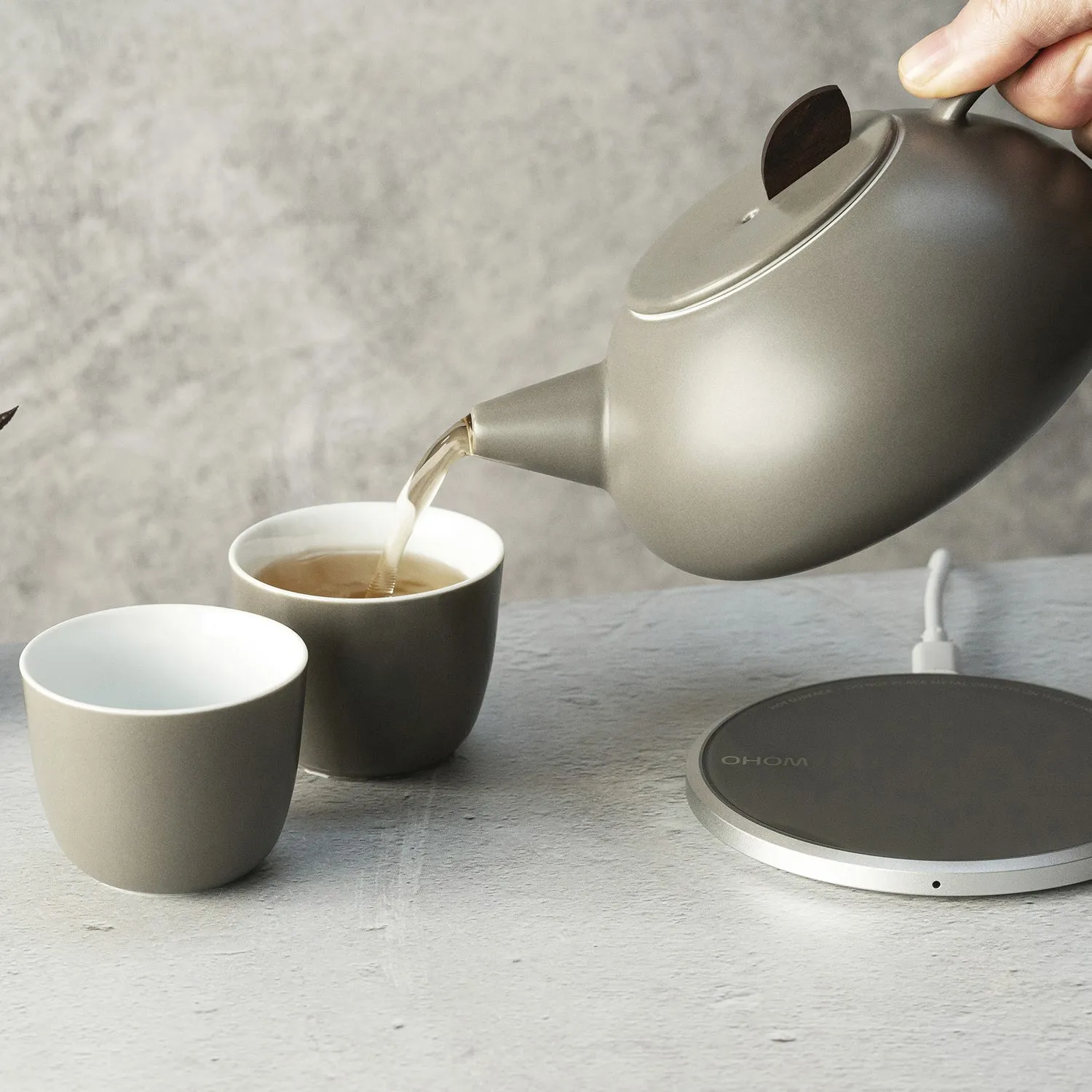 Leiph Self-Heating Teapot Set