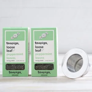 loose tea and infuser bundle