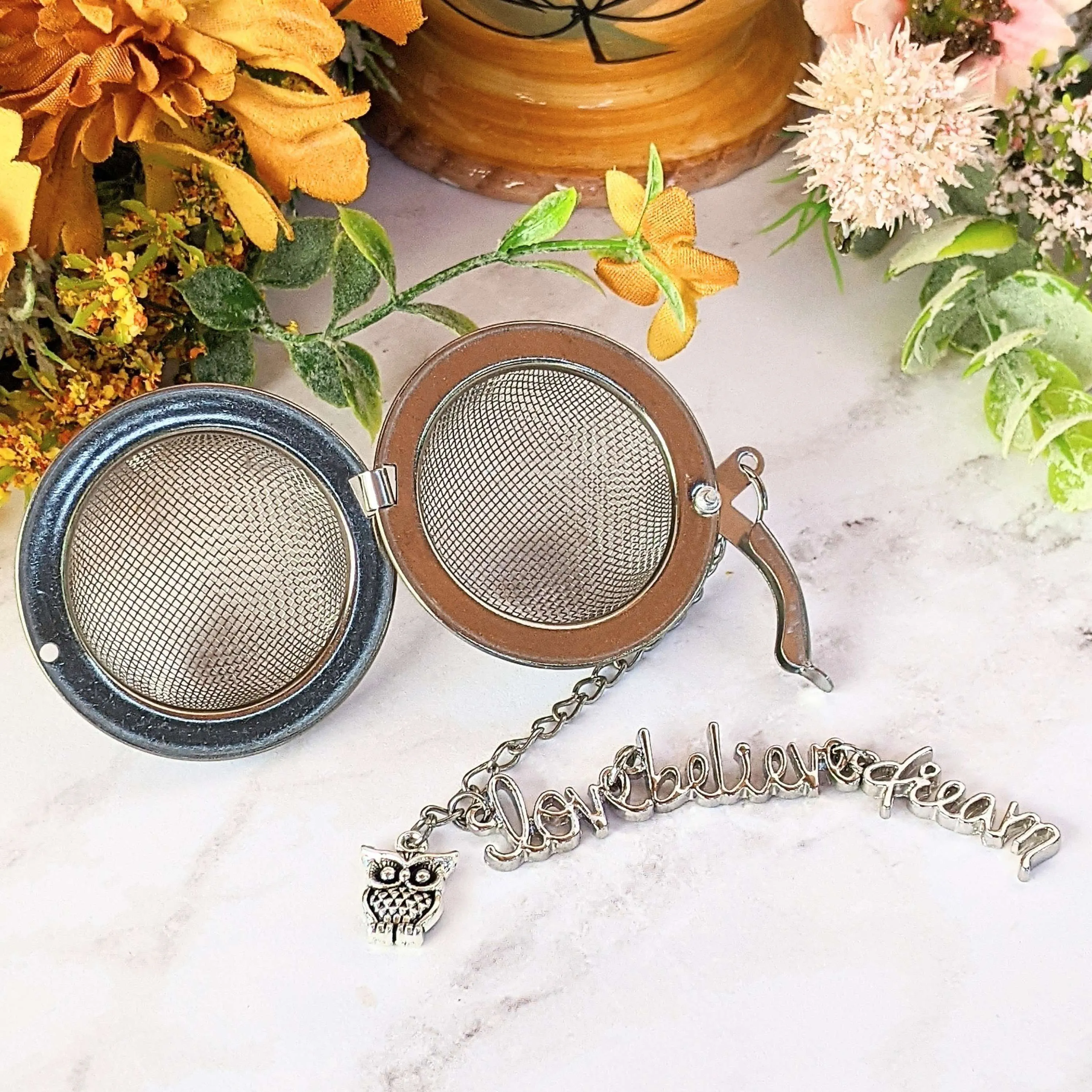 Love Believe Dream Tea Infuser Steeper