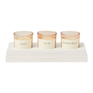 'Mum' Votives | Set of 3