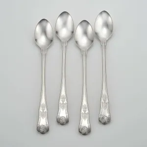 NEW! Sheffield Iced Tea Spoon Set Of 4 by Liberty Made in USA 2013S004G