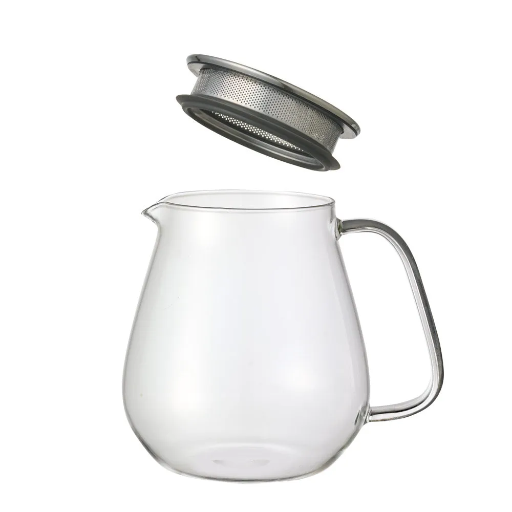 One Touch Glass Teapot for Loose Tea