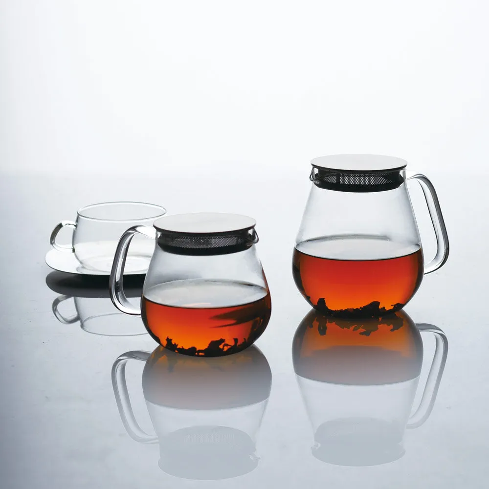 One Touch Glass Teapot for Loose Tea