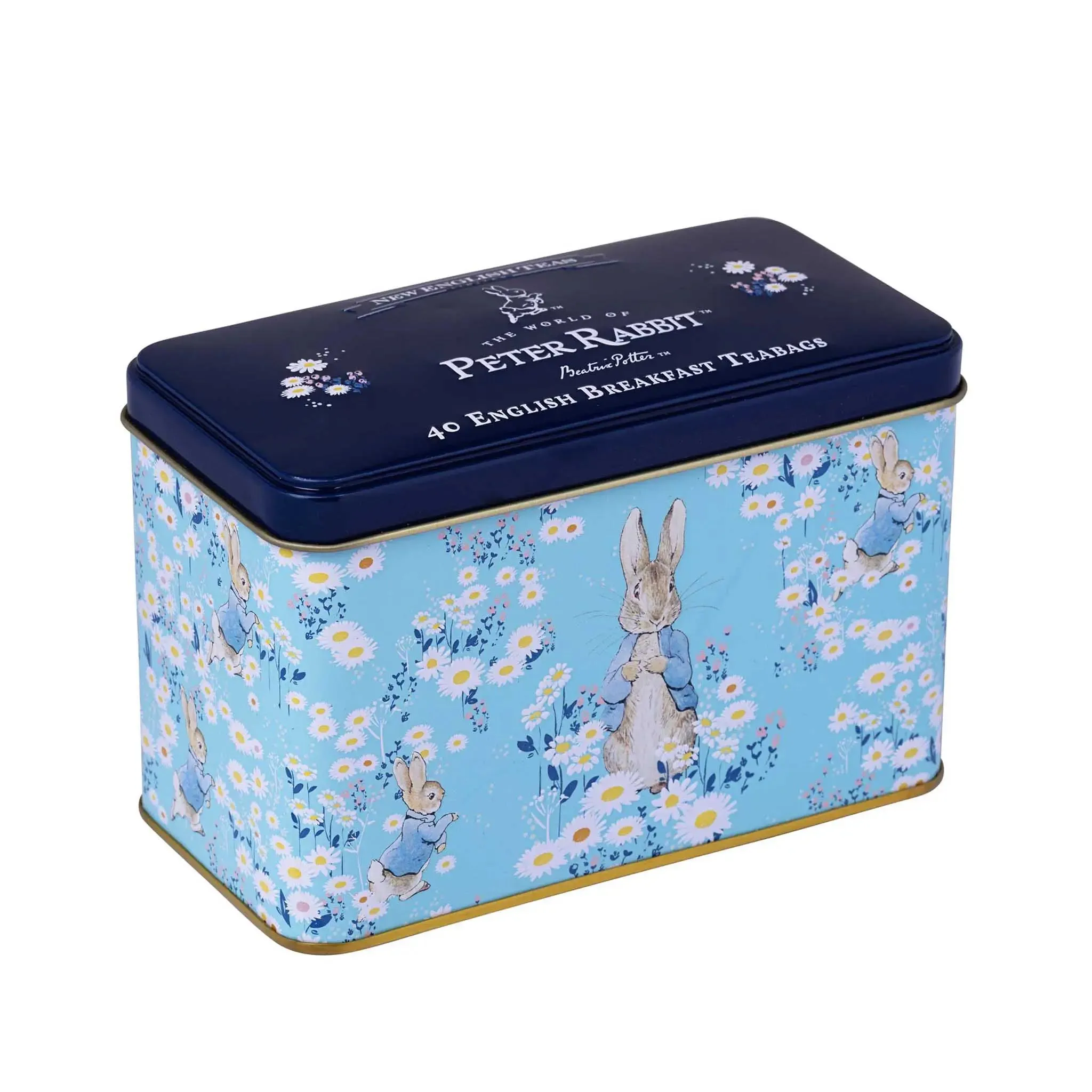 Peter Rabbit 'Daisies' Tea Tin & Caddy Bundle