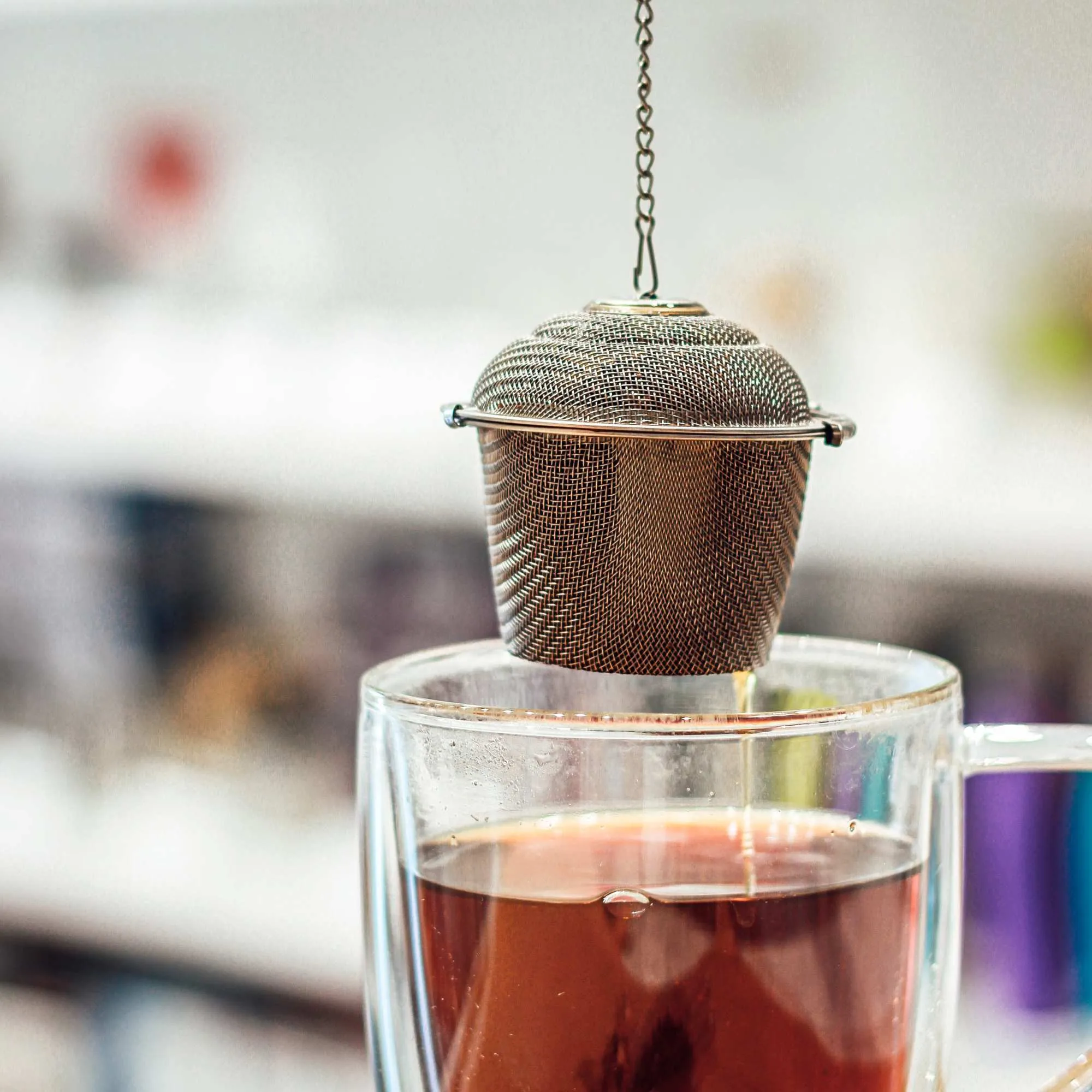 SHARK TANK Tea Ball Infuser, Stainless Steel Tea Strainer