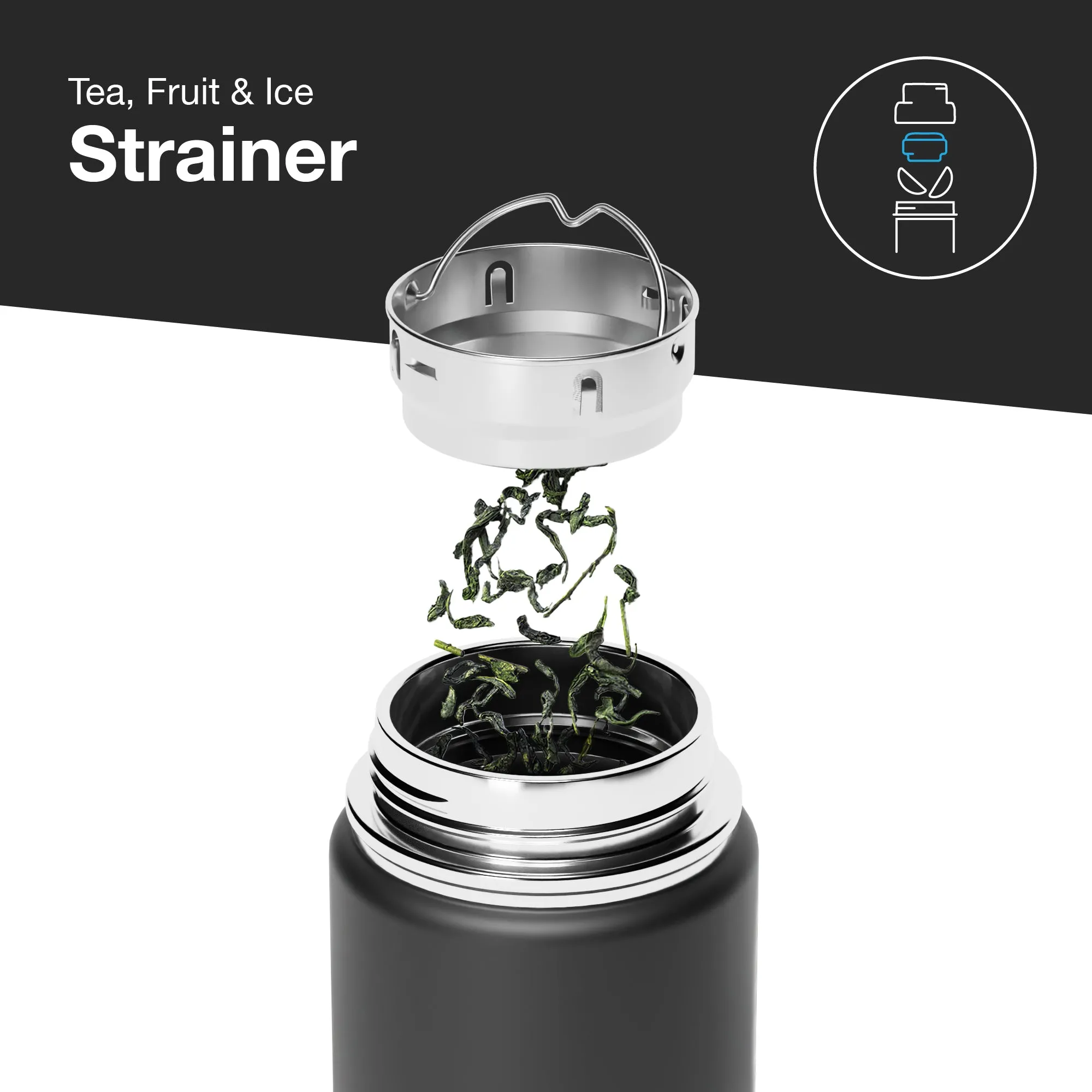 Stainless Steel Strainer – Tea, Fruit, and Ice