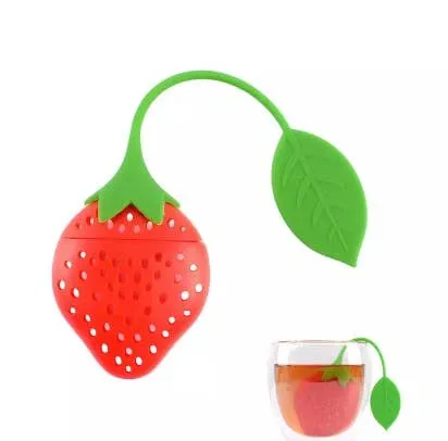 Strawberry Loose-Leaf Silicone Tea Infuser