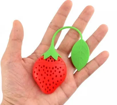 Strawberry Loose-Leaf Silicone Tea Infuser