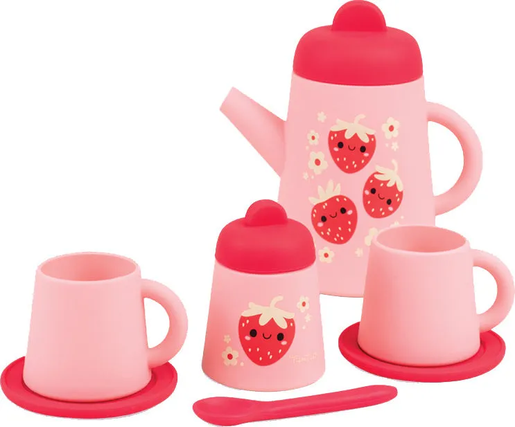 Strawberry Patch Silicone Tea Set