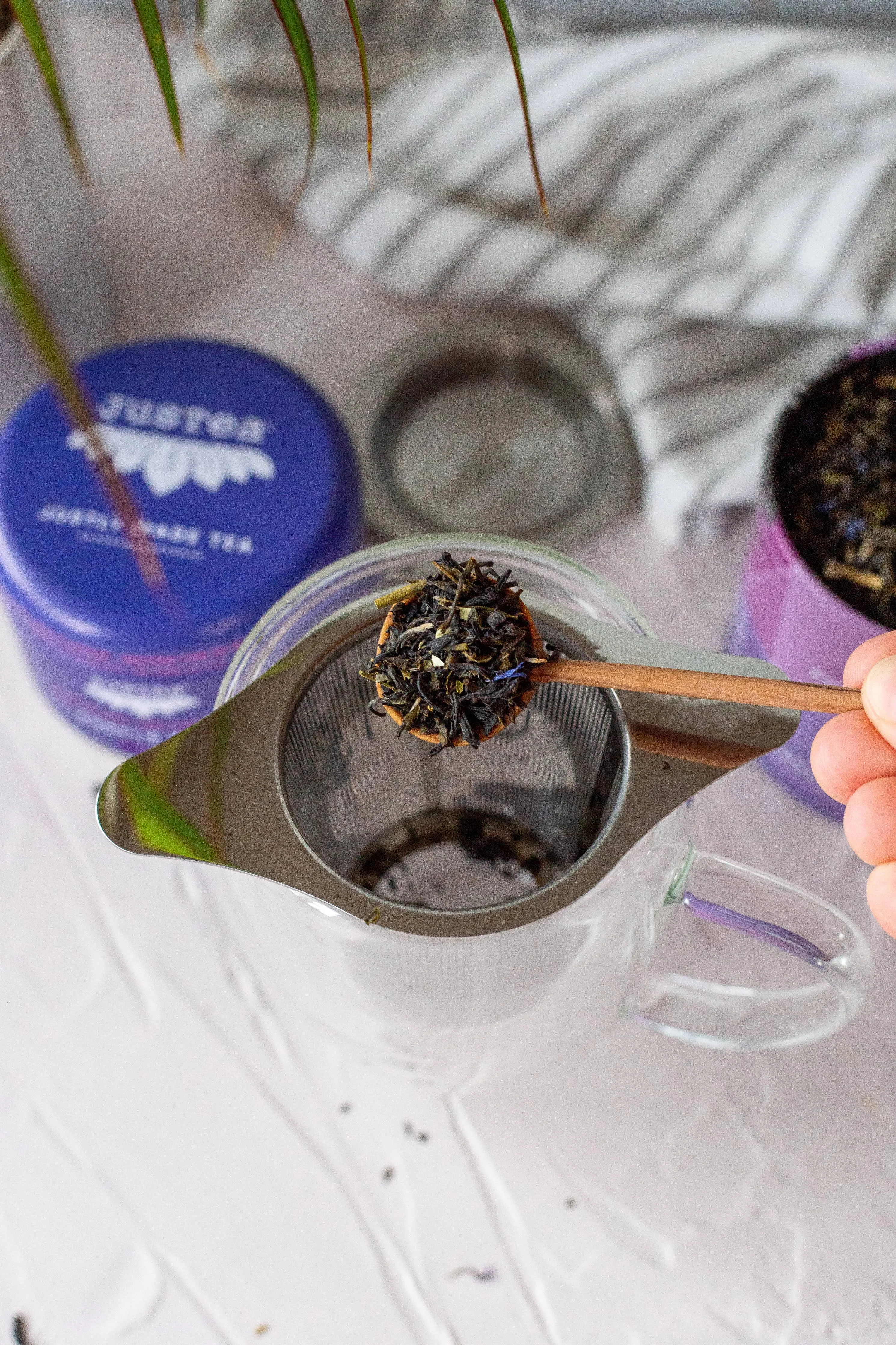 Tea Infuser with Dual-use Coaster Lid