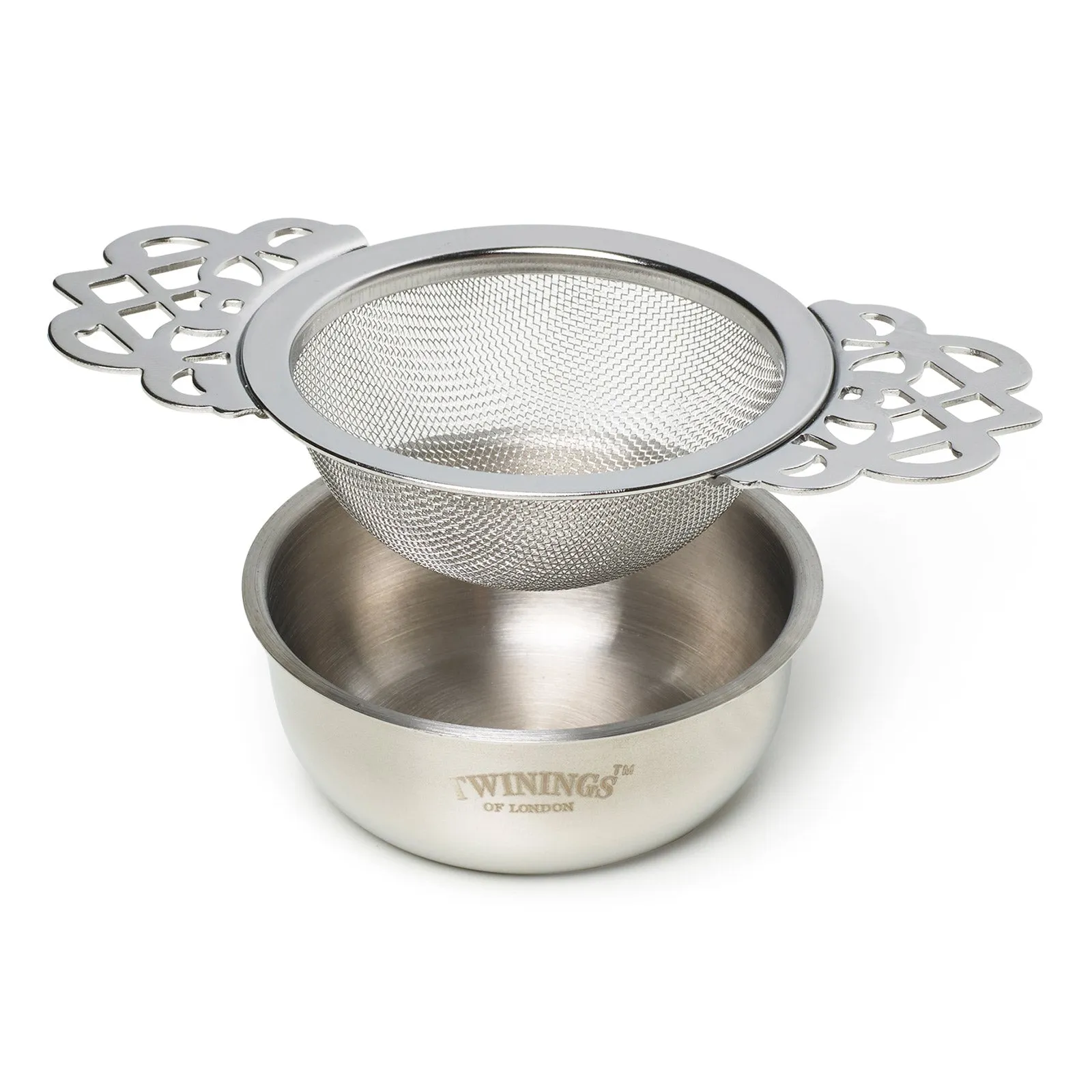 Premium Twinings Stainless Steel Tea Strainer with Fine Mesh for Perfect Brewing