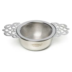 Premium Twinings Stainless Steel Tea Strainer with Fine Mesh for Perfect Brewing