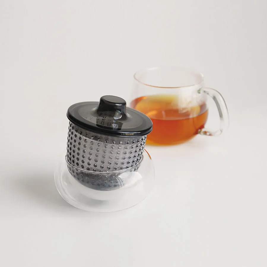 Unitea Glass Tea Mug – Grey