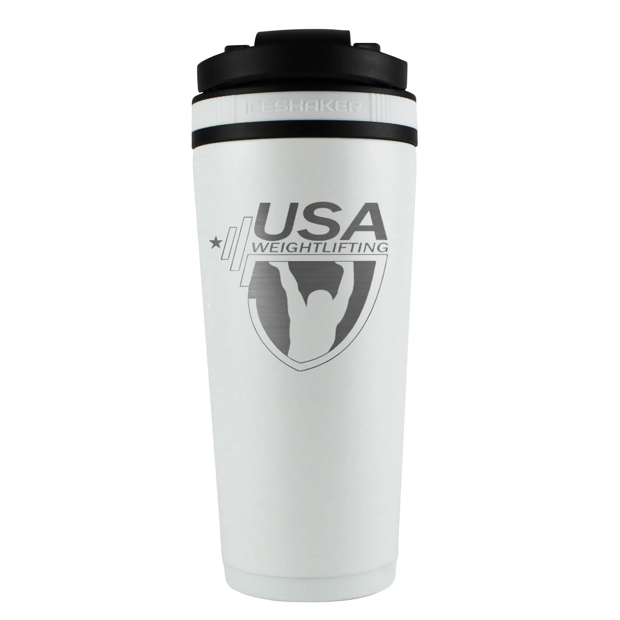 USA Weightlifting Custom 26oz Ice Shaker Bottle