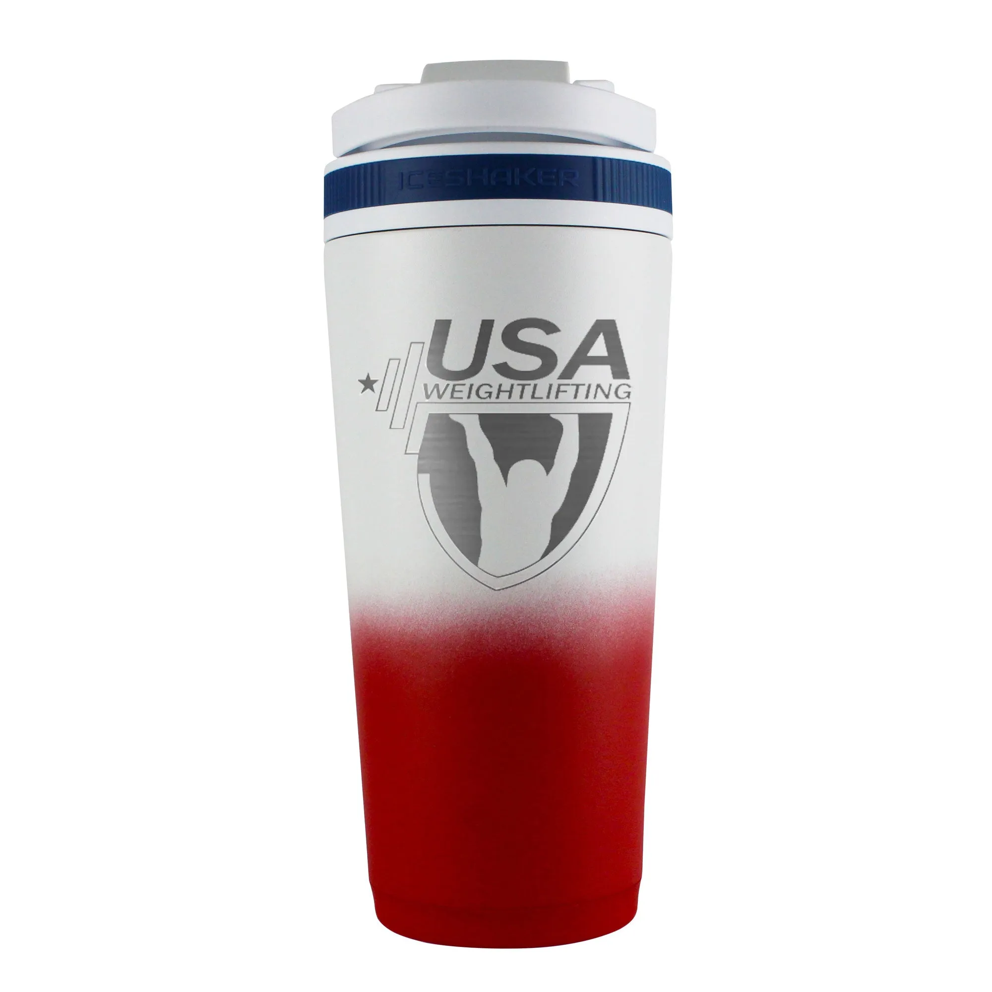 USA Weightlifting Custom 26oz Ice Shaker Bottle