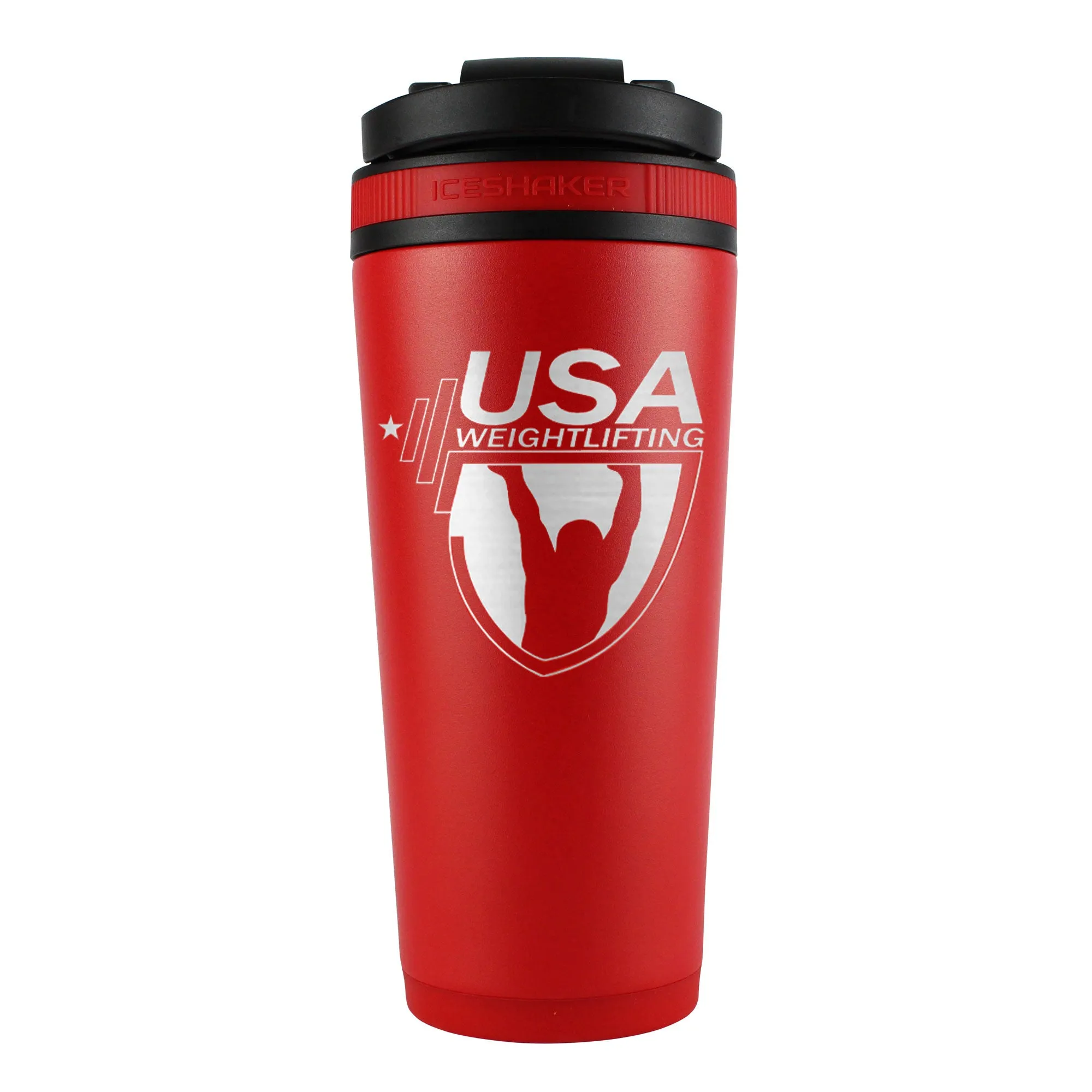 USA Weightlifting Custom 26oz Ice Shaker Bottle