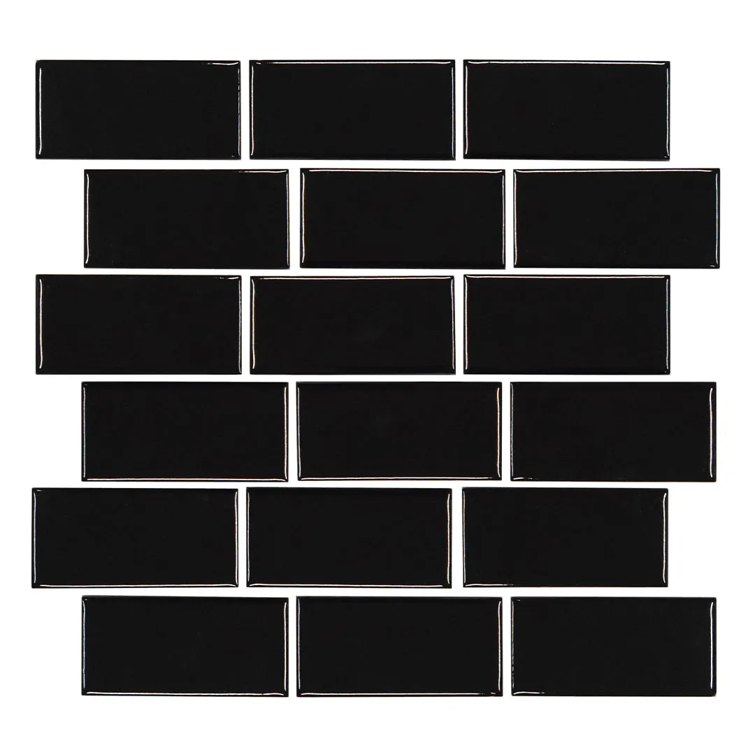 Vinta Black, 2" x 4" - Porcelain Tile