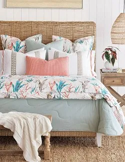 Watercolors Reef Coastal Bedding Set