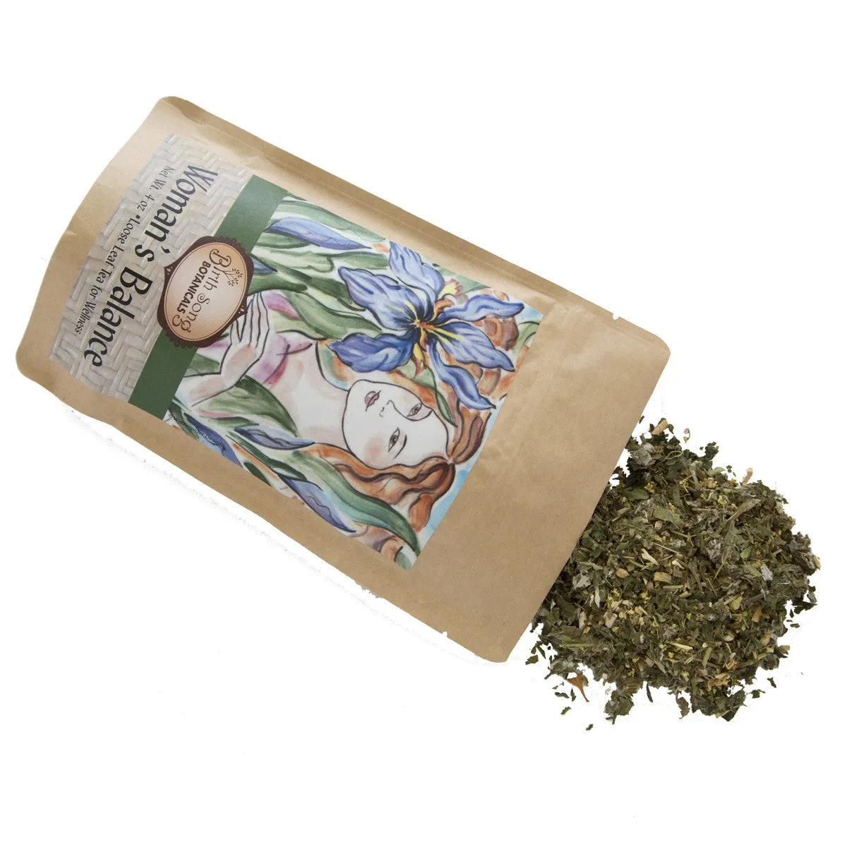 Woman's Balance Nourishing Herbal Tea To Support Hormone Harmony, Stress, PMS, Fertility, and a Healthy Immune System* with Ashwagandha Root 4 oz.