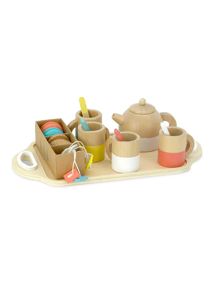 Wooden Tea Set