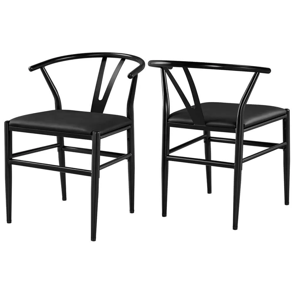 Yaheetech 2pcs Weave Chair